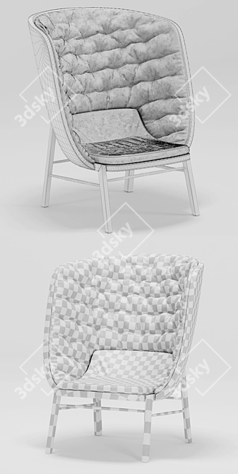 Rossin Cleo Unwrapped 3D Model 3D model image 3