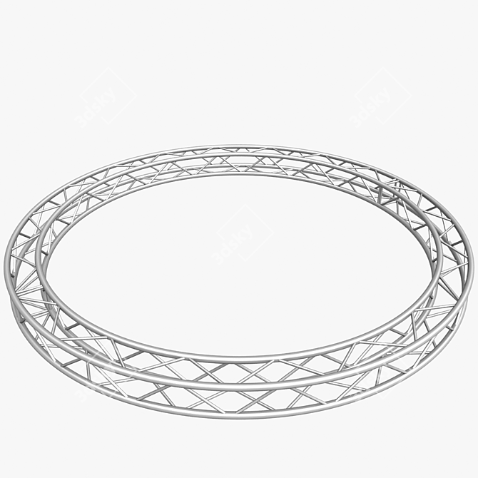 Modular Circle Square Truss (400cm) 3D model image 1