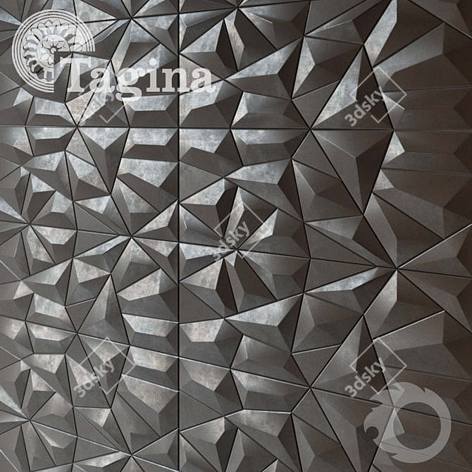 Elegant Detail Collection: 300x900 Tiles 3D model image 3