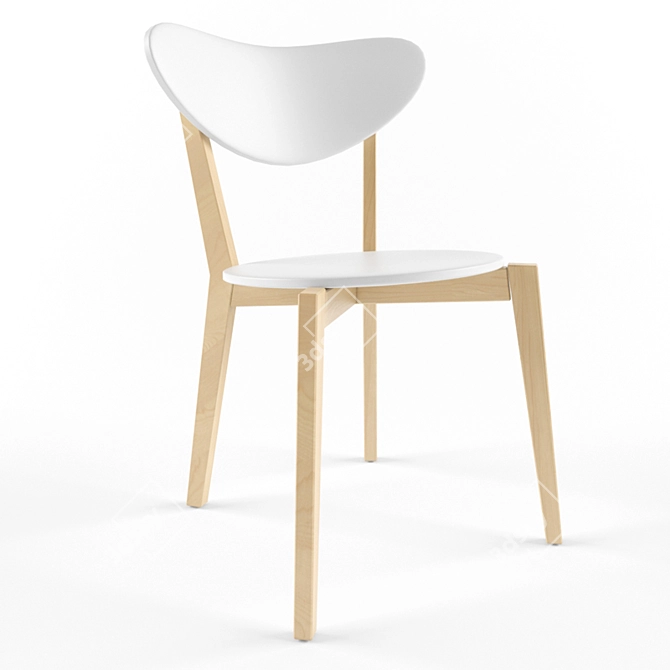 Stylish and Functional: Nordmyra Chair 3D model image 2