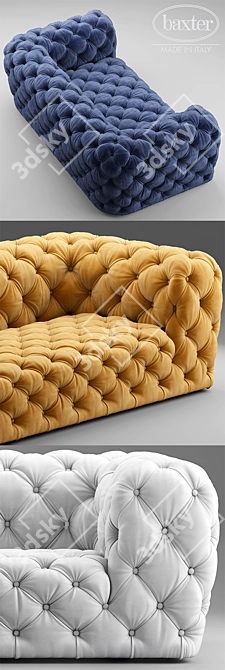 Baxter Chester Moon Sofa: Luxurious, Spacious, and Stylish 3D model image 2