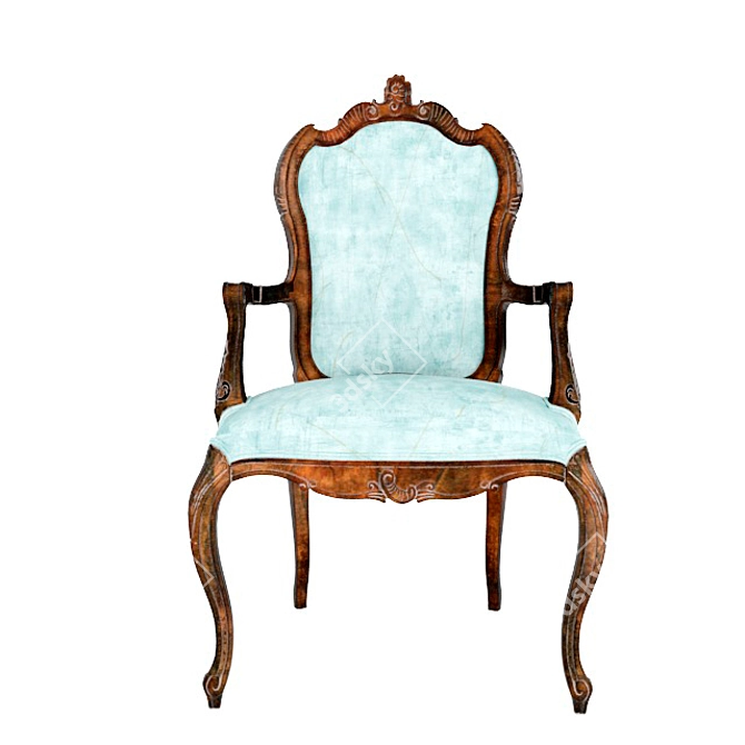 Elegant Chair Classic 3D model image 2