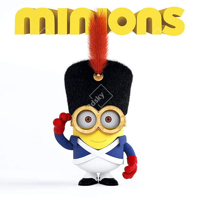 Minion Napoleon: The Ultimate Collectible! 3D model image 2