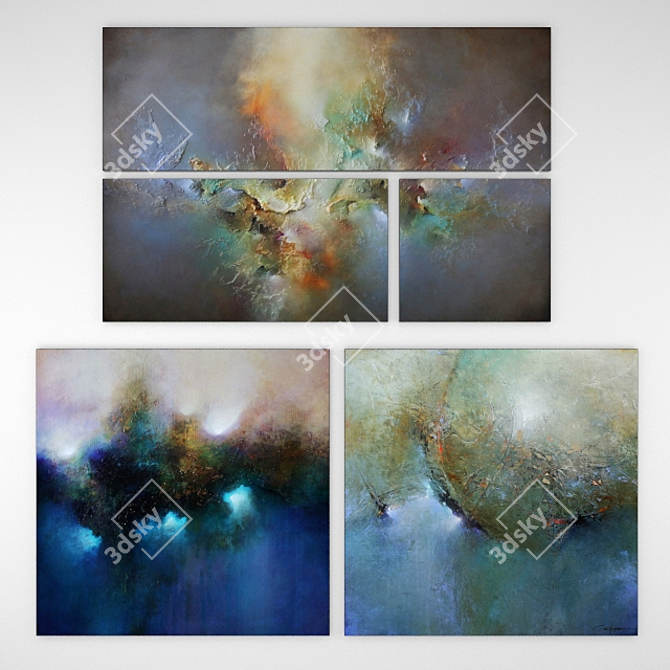 Contemporary Art Collection 3D model image 3