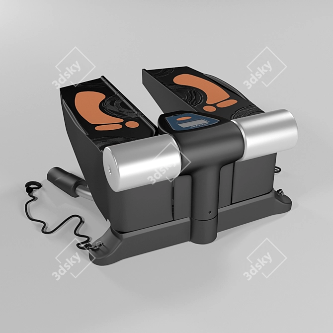 Torneo Twist: Compact Stair Stepper with Upper Body Resistance 3D model image 2