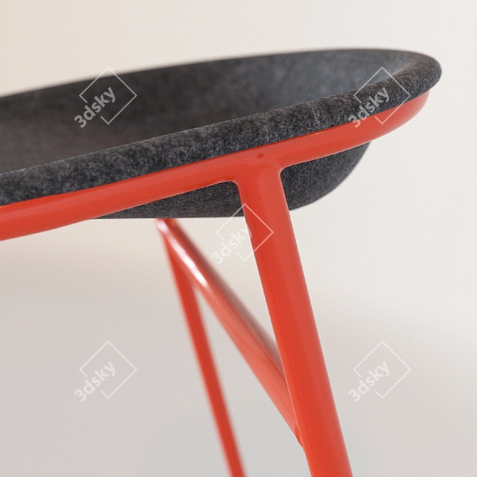 Modern Ergonomic Chair DeVorm 3D model image 2