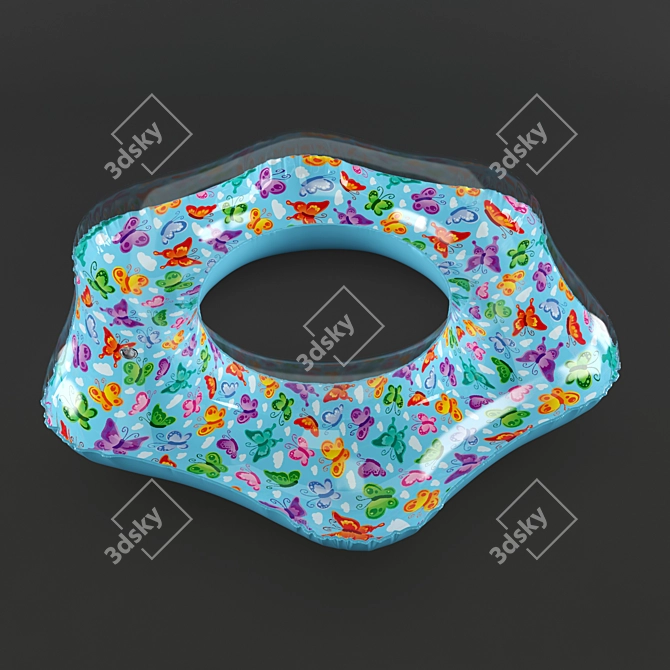 Inflatable Swim Ring 3D model image 1