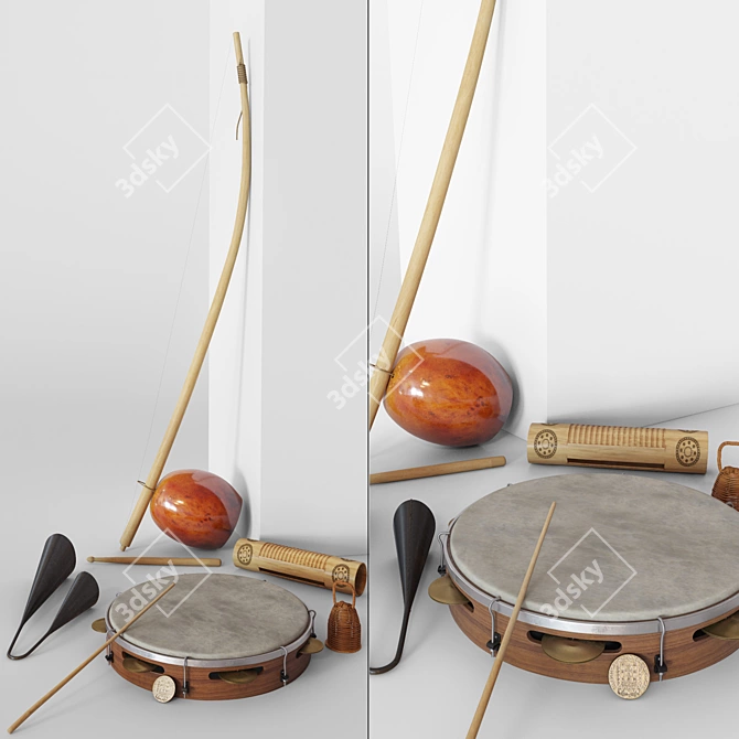 Capoeira Beat Set 3D model image 2