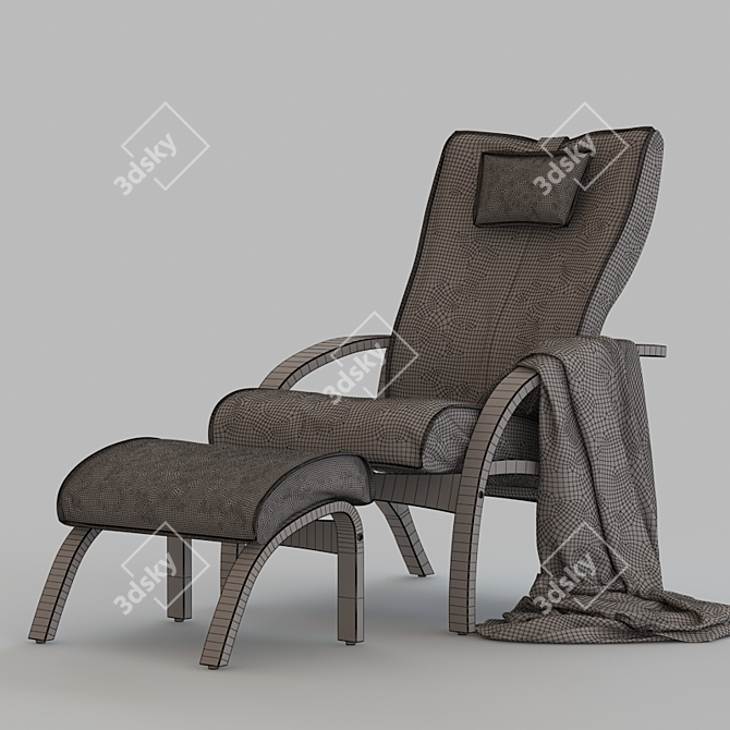 Skeidar Armchair Delta Adventure 3D model image 3
