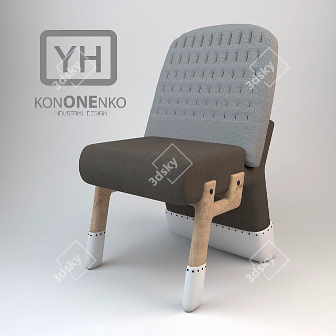 Versatile Yh Armchair for Modern Interiors 3D model image 1