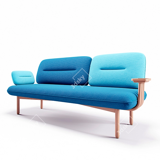 Cosmo Sofa: Sleek Design and Comfort 3D model image 1