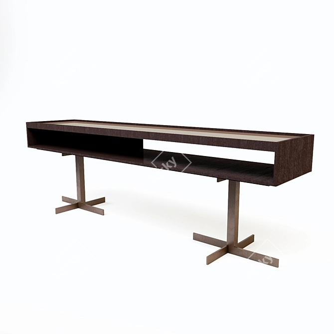 Sleek and Stylish: Minotti Close Console 3D model image 1