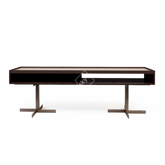 Sleek and Stylish: Minotti Close Console 3D model image 2