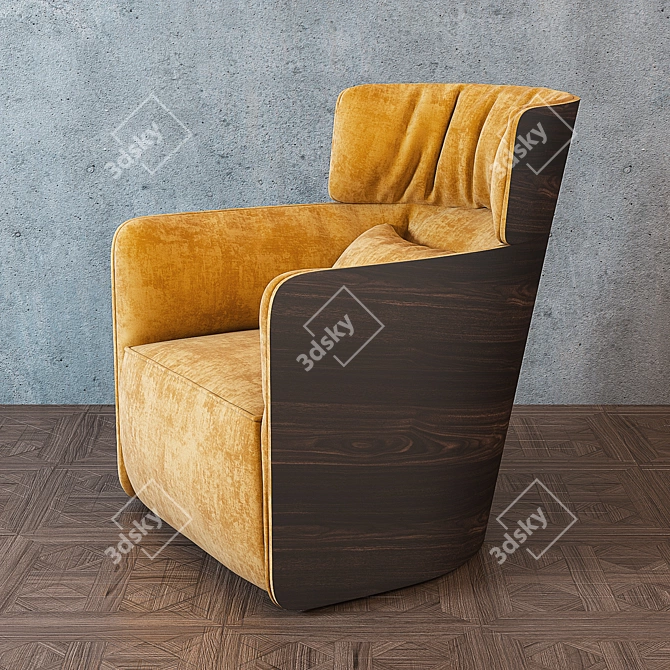 Flou SOFTWING Chair 3D model image 1