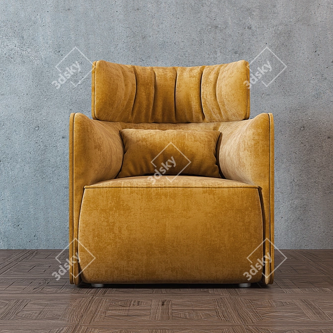 Flou SOFTWING Chair 3D model image 2
