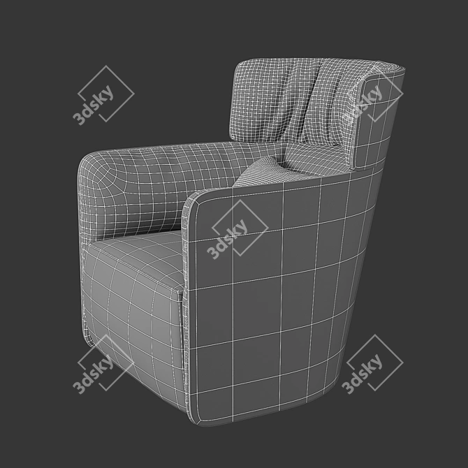 Flou SOFTWING Chair 3D model image 3