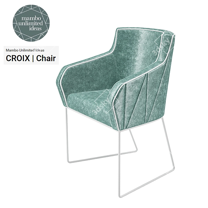 CROIX Chair: Elegant and Modern 3D model image 1