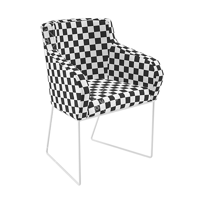 CROIX Chair: Elegant and Modern 3D model image 3