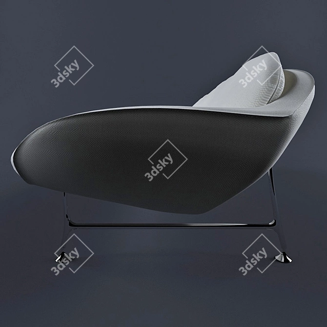 Modern Luxury Sofa Cassina 3D model image 3