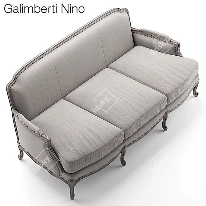 PIGRA Sofa 2900: Comfort and Style Combined 3D model image 2