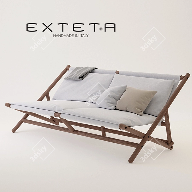 Eleganza Moderna Sofa 3D model image 1