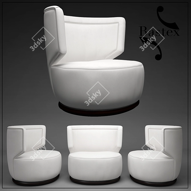 Bastex Chloe Chair: Timeless Elegance! 3D model image 1