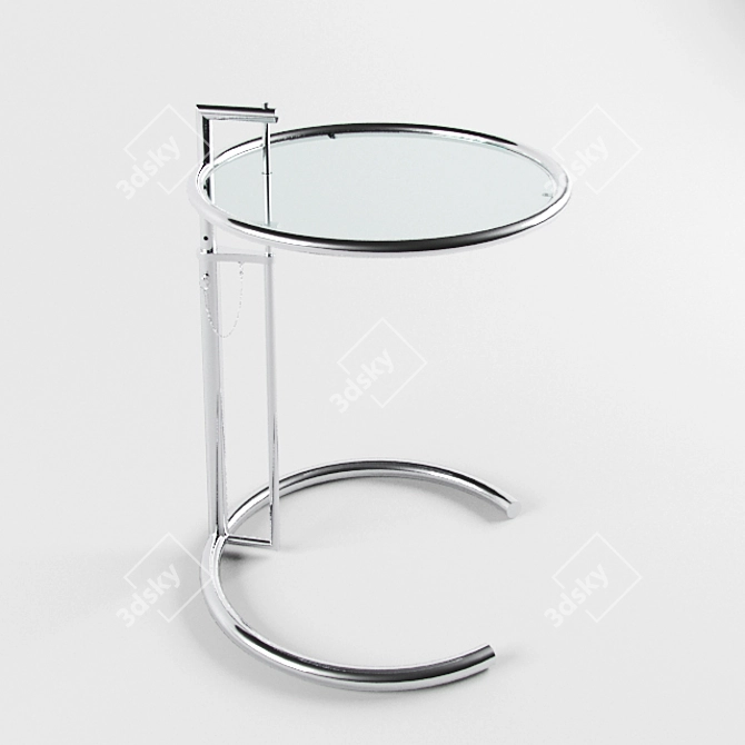 Contemporary Design Classic Adjustable Table 3D model image 1