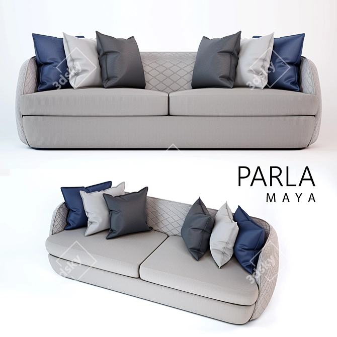 PARLA Design Maya Sofa Set 3D model image 1