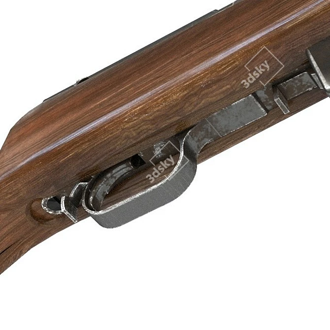 Precision Semi-Automatic Carbine 3D model image 3