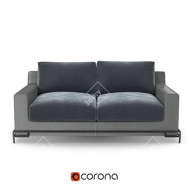 Sophisticated Christian Liaigre Sofas 3D model image 1