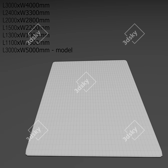 Playful Kids Friends Rugs by DOLLY CARPETS 3D model image 3