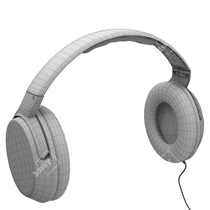 Title: Sennheiser HD 418: Immersive Stereo Sound 3D model image 3