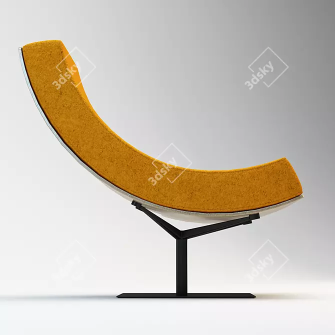 Title: Tabisso Typography Chair 3D model image 3