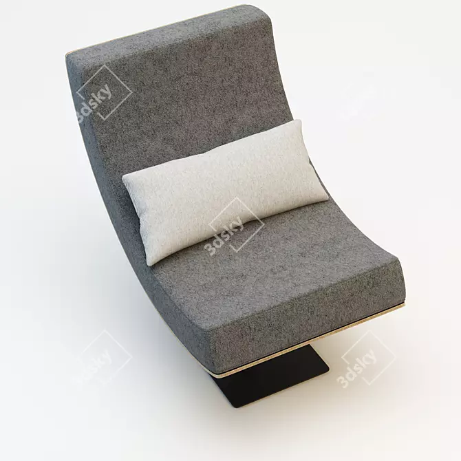Tabisso Unita Chair: Sleek and Stylish 3D model image 2