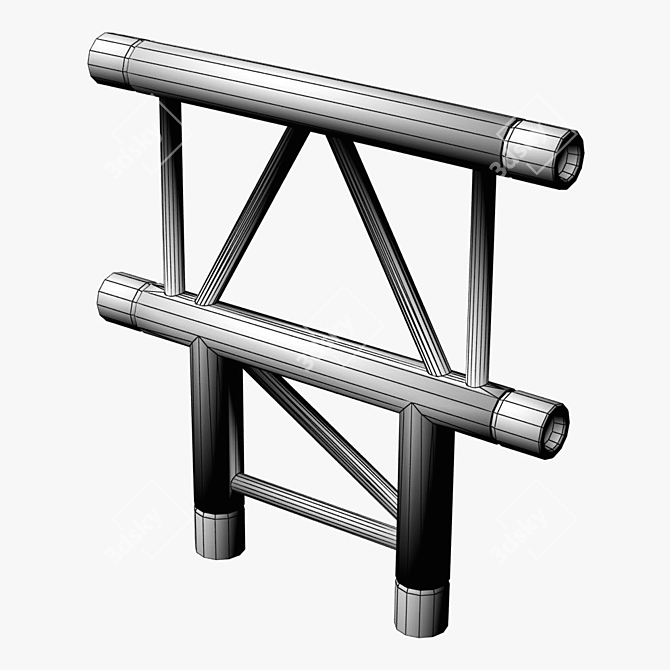 Modular Beam Truss Cross & T Junction 3D model image 3
