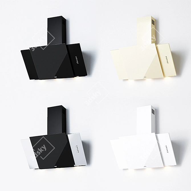 ELEYUS VESTA A 90: Sleek 90cm Extractor 3D model image 1