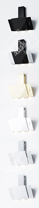 ELEYUS VESTA A 90: Sleek 90cm Extractor 3D model image 3