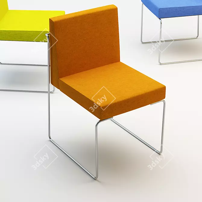 Capdell Kalida Chair: Versatile and Stylish 3D model image 2