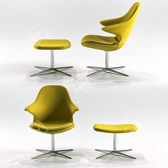 Infiniti Loop Lounge Set 3D model image 2