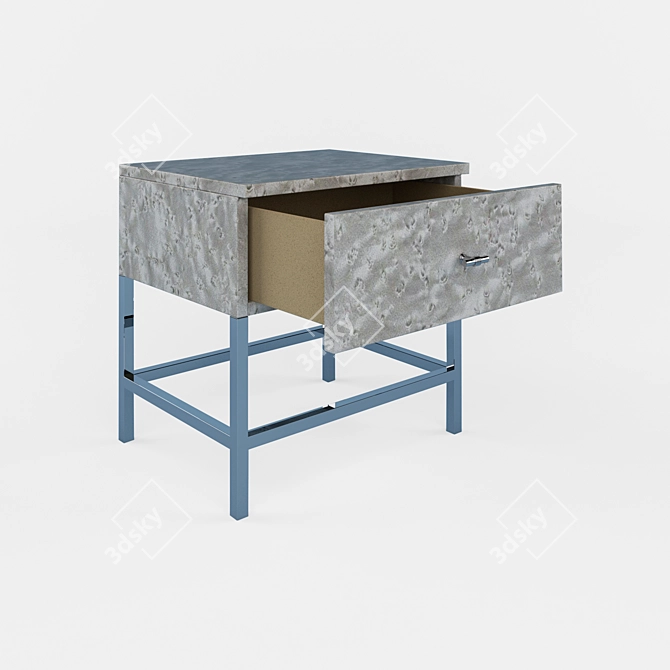 Bird's Eye Bedside Table ST001 by Homemotions 3D model image 2