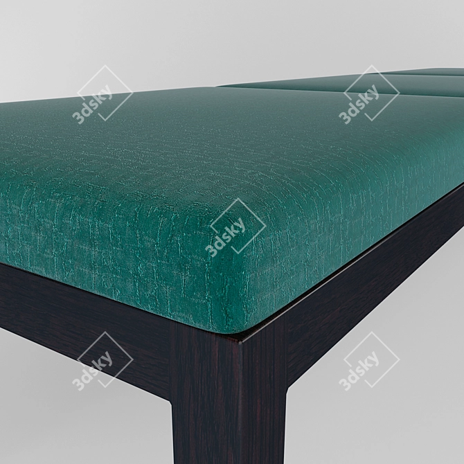Bridge-Inspired Ottoman: Homemotions 3D model image 2