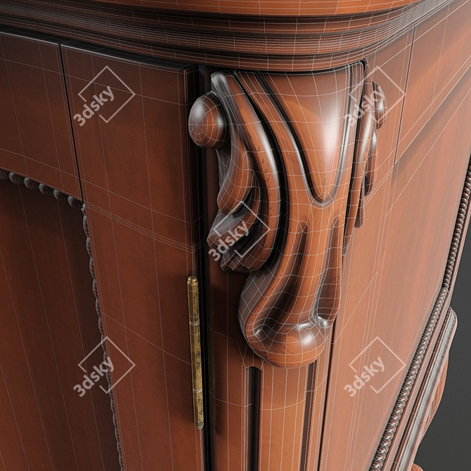 Tessoro Uffizi 100: Elegant White Bathroom Furniture 3D model image 3