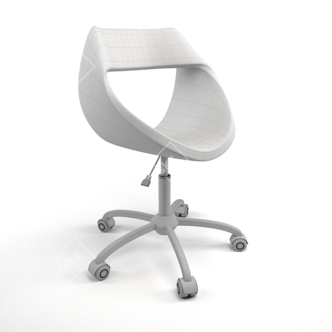 Stylish Sintesi Design Chair 3D model image 3