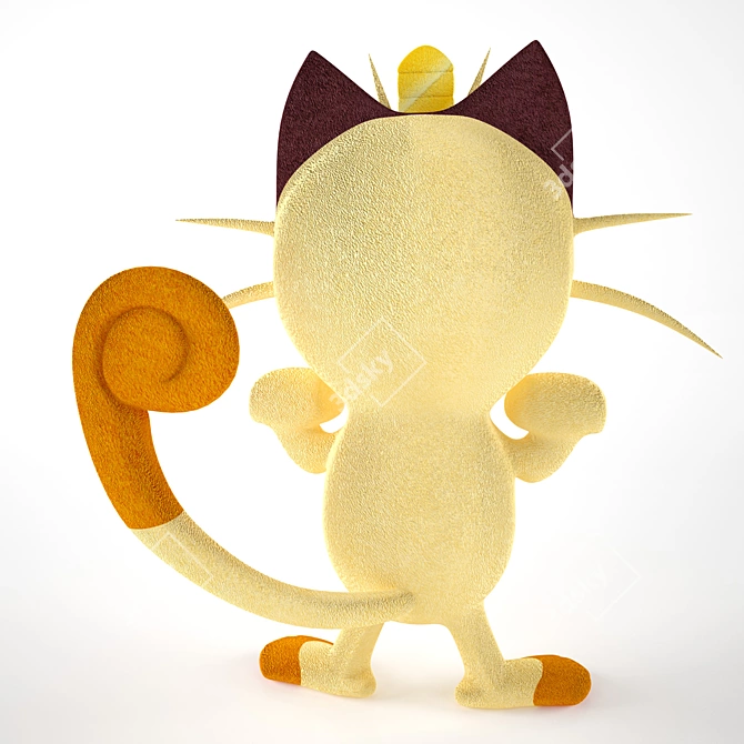 Talking Meowth: The Rocket Team's Mischief-maker 3D model image 2