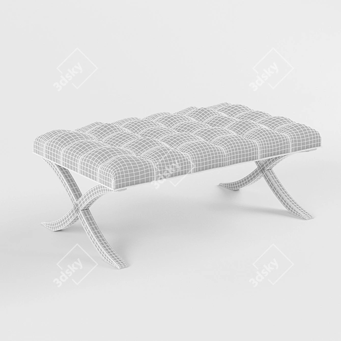 Cozy Puff Chair Owner's Dream 3D model image 2