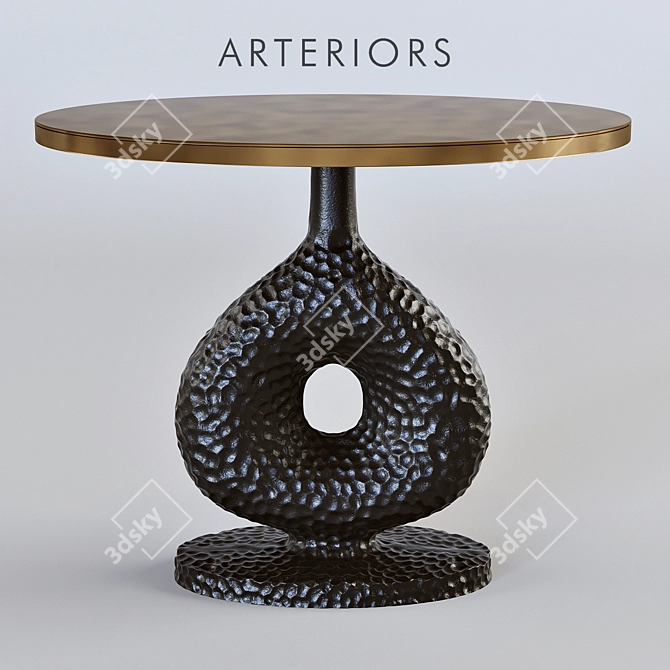 Sleek Seth Side Table: A Stunning Addition 3D model image 1