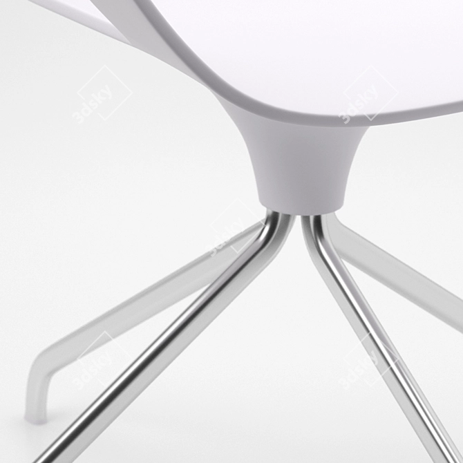 Sleek Vad Swivel Chair 3D model image 3