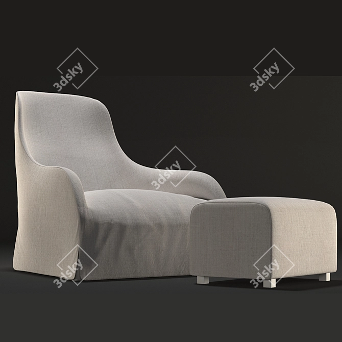 Contemporary Maxalto Kalos Collection 3D model image 1