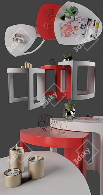 Lian Giorgetti Coffee Tables 3D model image 2