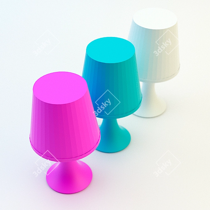 Cozy Illumination: Ikea LAMPAN 3D model image 2